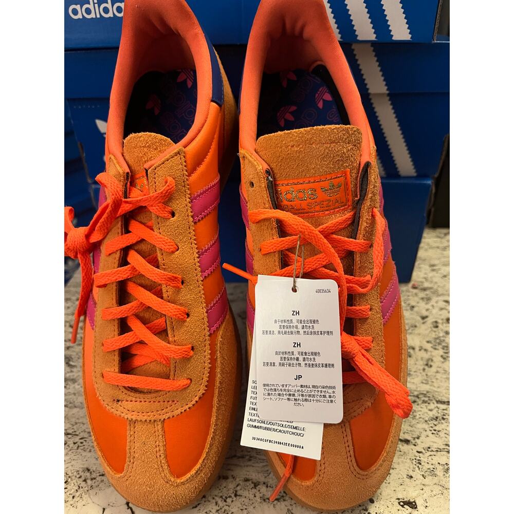 adidas handball spezial w, Women 11, Orange/Pink/Blue, JH5659, New - Picture 7 of 7